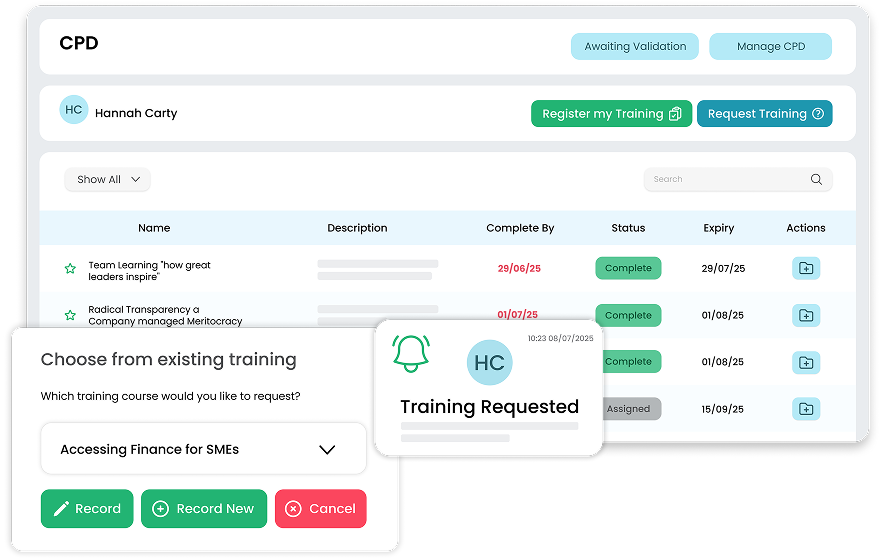 Automated training administration