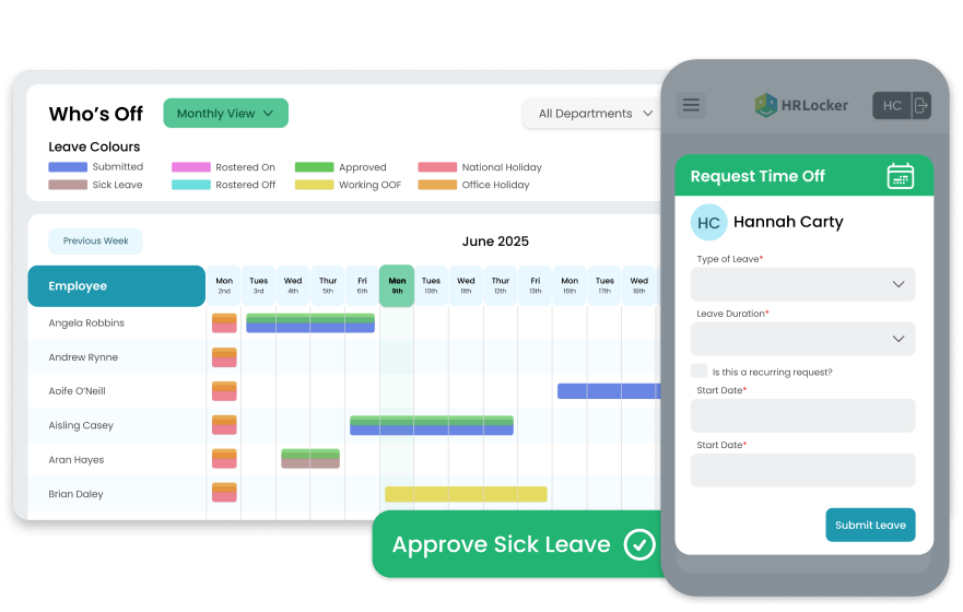 Enable Employees to Request Annual Leave