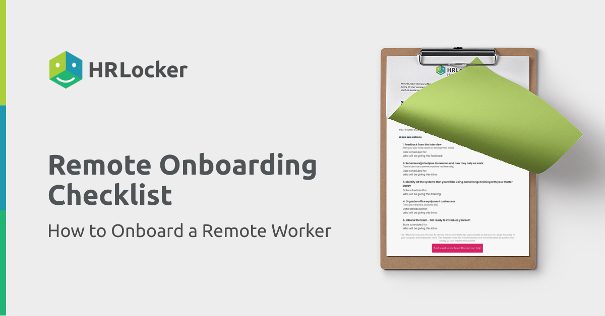 Remote Onboarding Checklist