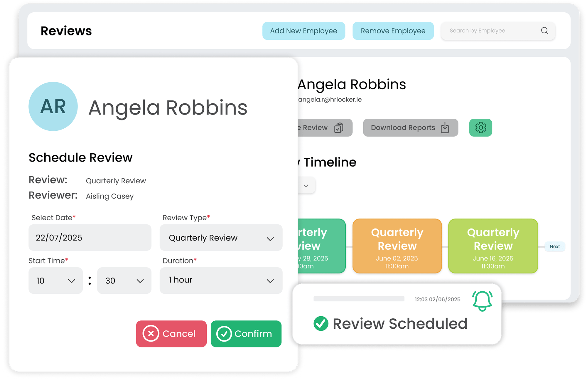 Schedule Meetings and Reviews