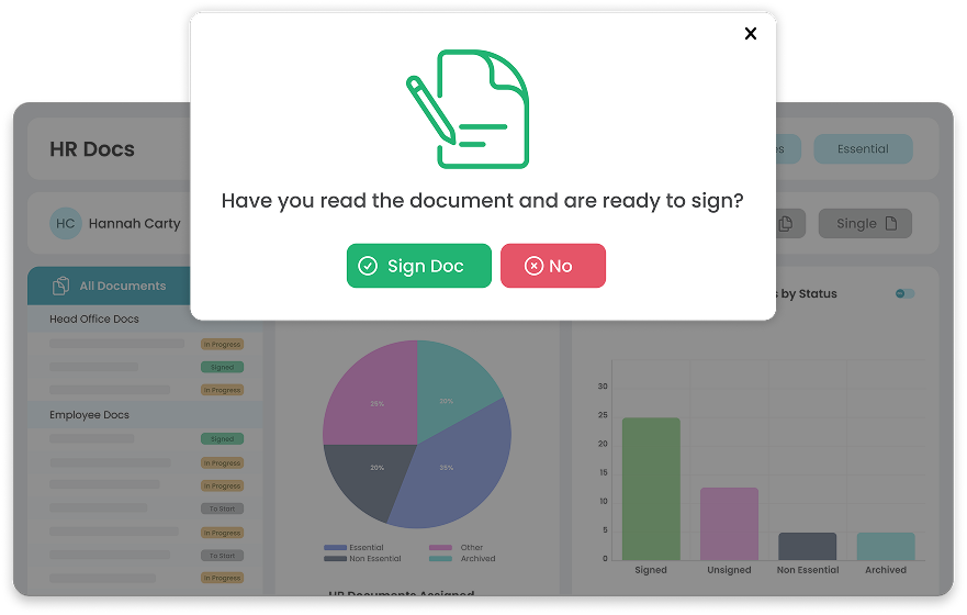 Secure Digital Signatures and Documentation