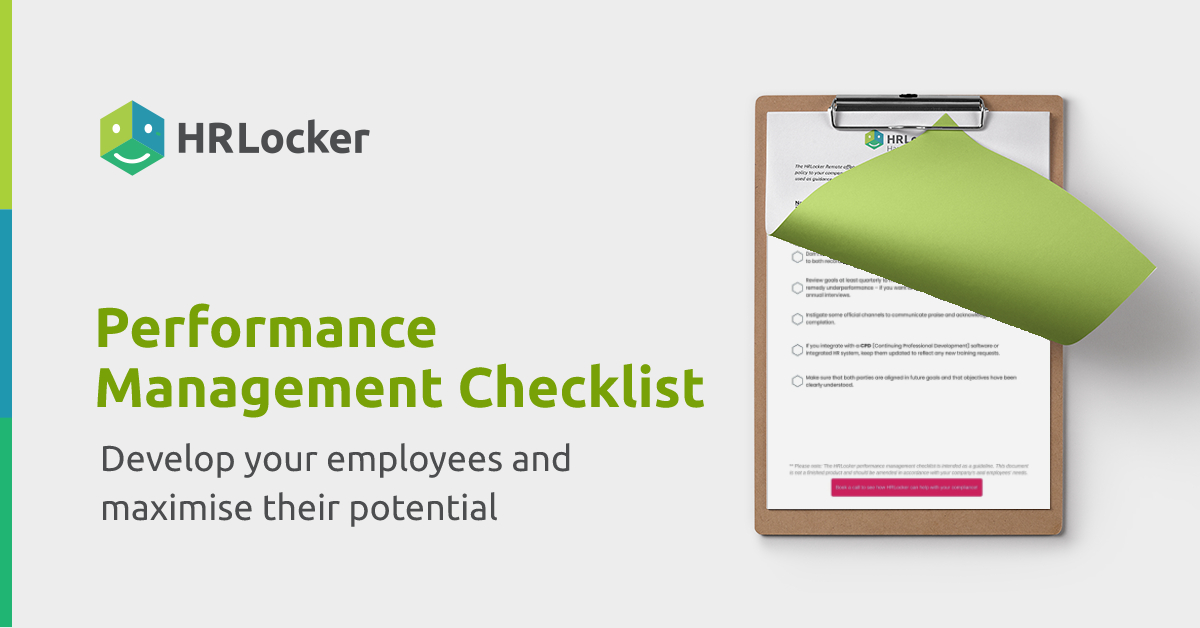 Performance Management Checklist Download
