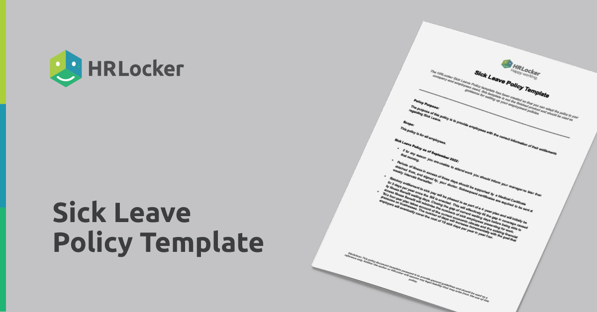 Sick Leave Policy Template